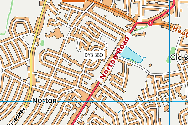 DY8 3BQ map - OS VectorMap District (Ordnance Survey) DY8 3BQ map - OS VectorMap District (Ordnance Survey)
