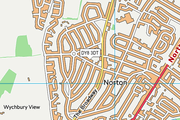 DY8 3DT map - OS VectorMap District (Ordnance Survey) DY8 3DT map - OS VectorMap District (Ordnance Survey)