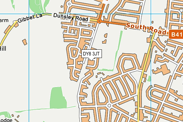 DY8 3JT map - OS VectorMap District (Ordnance Survey) DY8 3JT map - OS VectorMap District (Ordnance Survey)