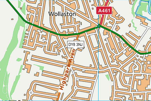 DY8 3NJ map - OS VectorMap District (Ordnance Survey) DY8 3NJ map - OS VectorMap District (Ordnance Survey)