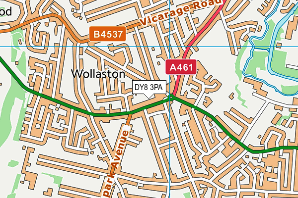 DY8 3PA map - OS VectorMap District (Ordnance Survey) DY8 3PA map - OS VectorMap District (Ordnance Survey)
