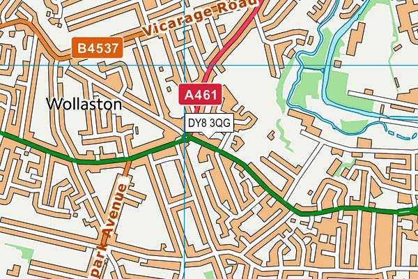 DY8 3QG map - OS VectorMap District (Ordnance Survey)