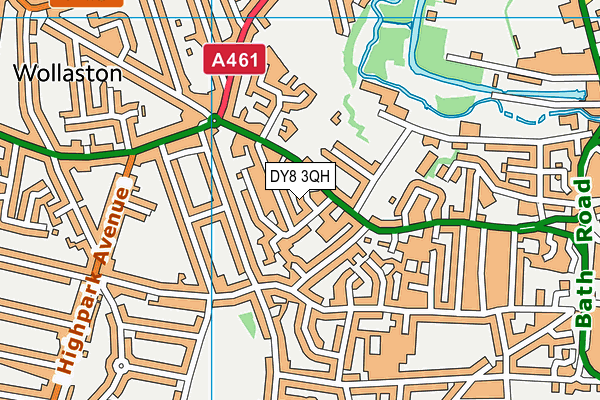 DY8 3QH map - OS VectorMap District (Ordnance Survey)