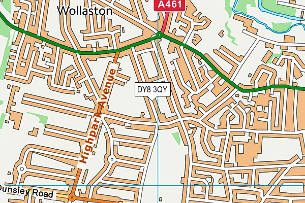 DY8 3QY map - OS VectorMap District (Ordnance Survey) DY8 3QY map - OS VectorMap District (Ordnance Survey)