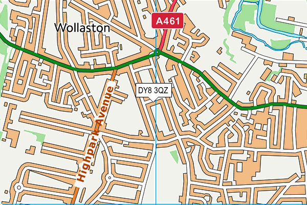 DY8 3QZ map - OS VectorMap District (Ordnance Survey) DY8 3QZ map - OS VectorMap District (Ordnance Survey)