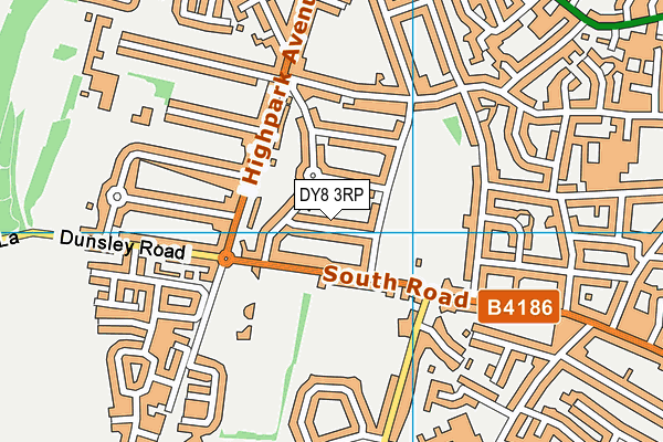 DY8 3RP map - OS VectorMap District (Ordnance Survey) DY8 3RP map - OS VectorMap District (Ordnance Survey)