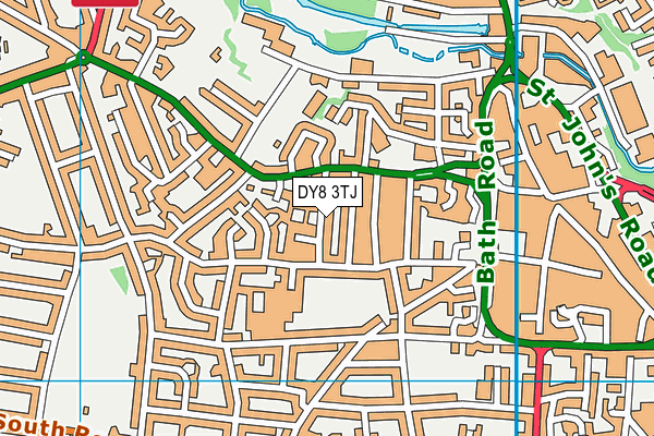 DY8 3TJ map - OS VectorMap District (Ordnance Survey) DY8 3TJ map - OS VectorMap District (Ordnance Survey)