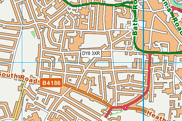 DY8 3XR map - OS VectorMap District (Ordnance Survey) DY8 3XR map - OS VectorMap District (Ordnance Survey)