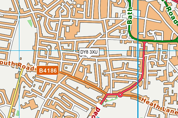 DY8 3XU map - OS VectorMap District (Ordnance Survey) DY8 3XU map - OS VectorMap District (Ordnance Survey)