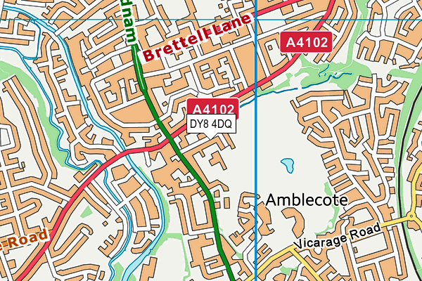 DY8 4DQ map - OS VectorMap District (Ordnance Survey)