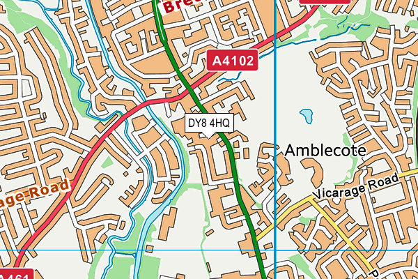 DY8 4HQ map - OS VectorMap District (Ordnance Survey) DY8 4HQ map - OS VectorMap District (Ordnance Survey)