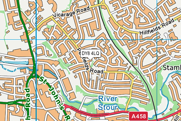 DY8 4LQ map - OS VectorMap District (Ordnance Survey)