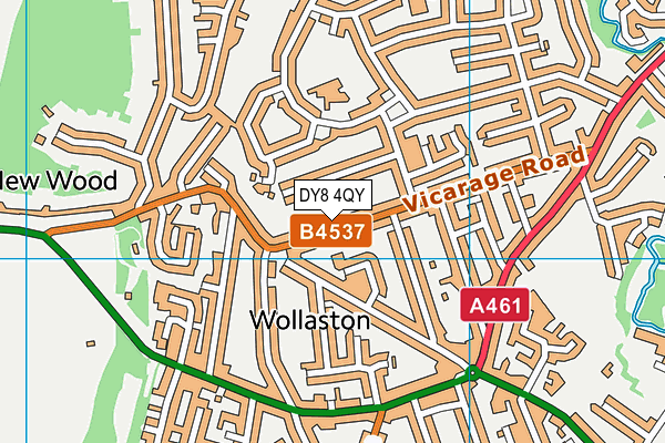 DY8 4QY map - OS VectorMap District (Ordnance Survey)