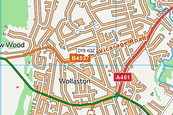 DY8 4QZ map - OS VectorMap District (Ordnance Survey) DY8 4QZ map - OS VectorMap District (Ordnance Survey)