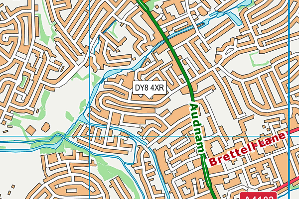 DY8 4XR map - OS VectorMap District (Ordnance Survey) DY8 4XR map - OS VectorMap District (Ordnance Survey)