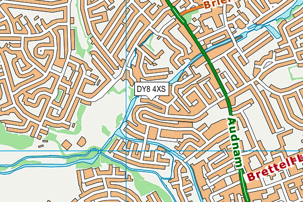 DY8 4XS map - OS VectorMap District (Ordnance Survey) DY8 4XS map - OS VectorMap District (Ordnance Survey)