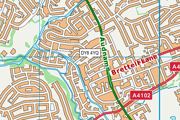 DY8 4YQ map - OS VectorMap District (Ordnance Survey) DY8 4YQ map - OS VectorMap District (Ordnance Survey)