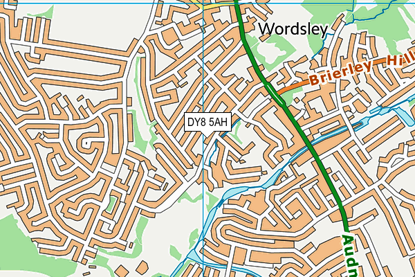 DY8 5AH map - OS VectorMap District (Ordnance Survey) DY8 5AH map - OS VectorMap District (Ordnance Survey)