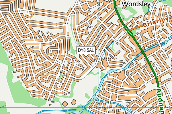 DY8 5AL map - OS VectorMap District (Ordnance Survey) DY8 5AL map - OS VectorMap District (Ordnance Survey)