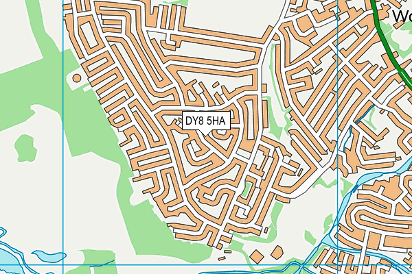 DY8 5HA map - OS VectorMap District (Ordnance Survey) DY8 5HA map - OS VectorMap District (Ordnance Survey)