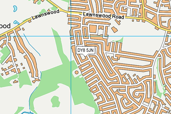 DY8 5JN map - OS VectorMap District (Ordnance Survey) DY8 5JN map - OS VectorMap District (Ordnance Survey)
