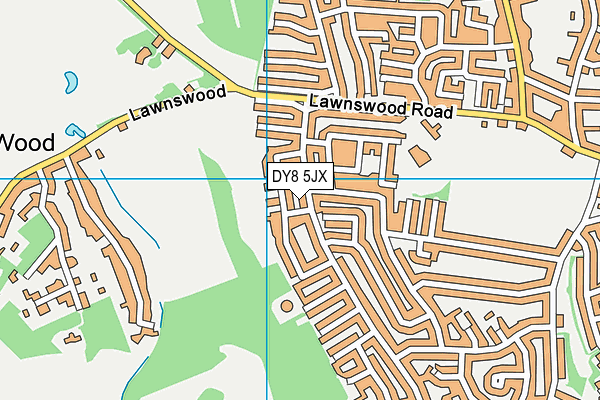 DY8 5JX map - OS VectorMap District (Ordnance Survey) DY8 5JX map - OS VectorMap District (Ordnance Survey)