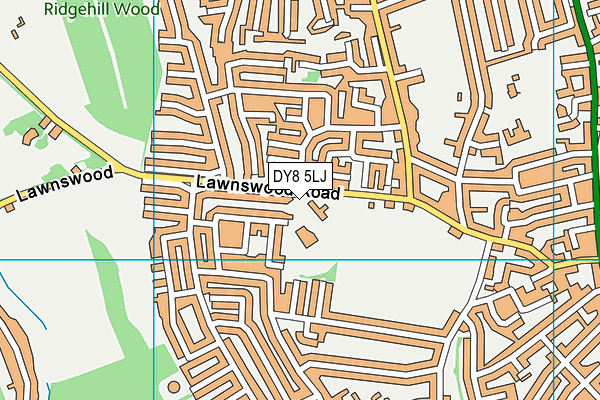 DY8 5LJ map - OS VectorMap District (Ordnance Survey) DY8 5LJ map - OS VectorMap District (Ordnance Survey)