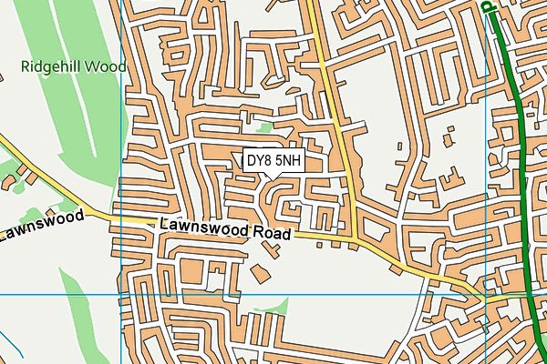 DY8 5NH map - OS VectorMap District (Ordnance Survey) DY8 5NH map - OS VectorMap District (Ordnance Survey)