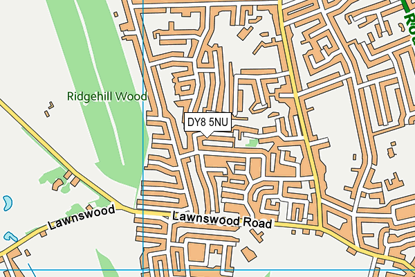 DY8 5NU map - OS VectorMap District (Ordnance Survey) DY8 5NU map - OS VectorMap District (Ordnance Survey)