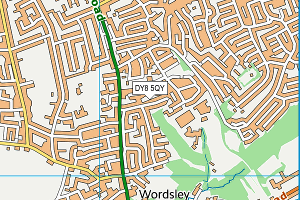 DY8 5QY map - OS VectorMap District (Ordnance Survey) DY8 5QY map - OS VectorMap District (Ordnance Survey)