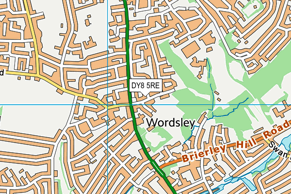 DY8 5RE map - OS VectorMap District (Ordnance Survey) DY8 5RE map - OS VectorMap District (Ordnance Survey)