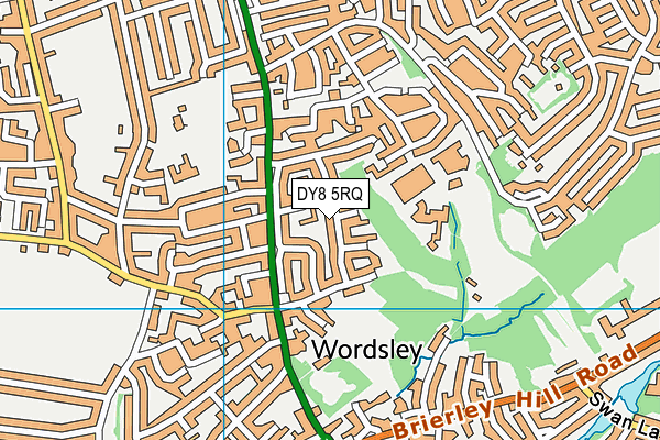 DY8 5RQ map - OS VectorMap District (Ordnance Survey) DY8 5RQ map - OS VectorMap District (Ordnance Survey)