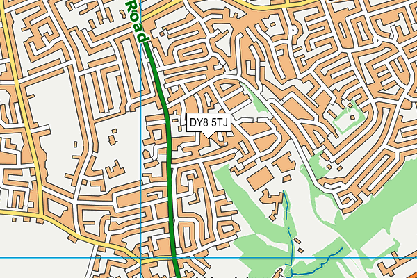 DY8 5TJ map - OS VectorMap District (Ordnance Survey) DY8 5TJ map - OS VectorMap District (Ordnance Survey)