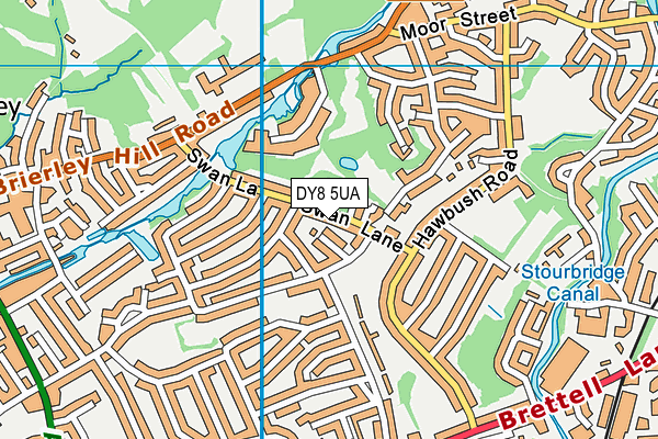 DY8 5UA map - OS VectorMap District (Ordnance Survey) DY8 5UA map - OS VectorMap District (Ordnance Survey)