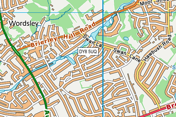 DY8 5UQ map - OS VectorMap District (Ordnance Survey) DY8 5UQ map - OS VectorMap District (Ordnance Survey)