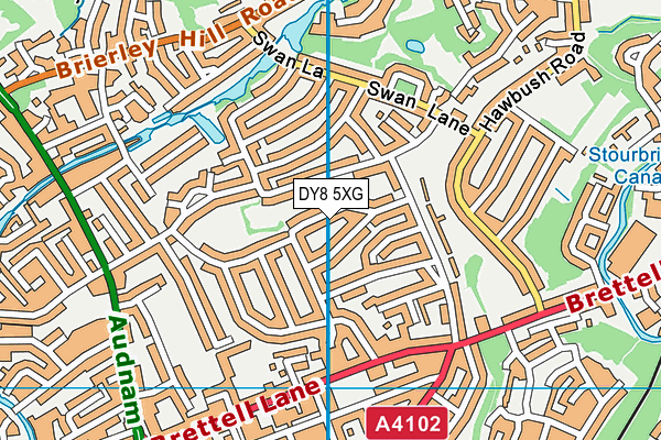 DY8 5XG map - OS VectorMap District (Ordnance Survey) DY8 5XG map - OS VectorMap District (Ordnance Survey)