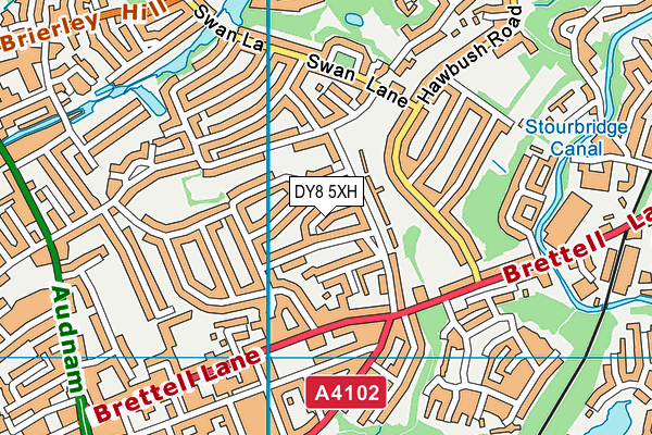 DY8 5XH map - OS VectorMap District (Ordnance Survey) DY8 5XH map - OS VectorMap District (Ordnance Survey)