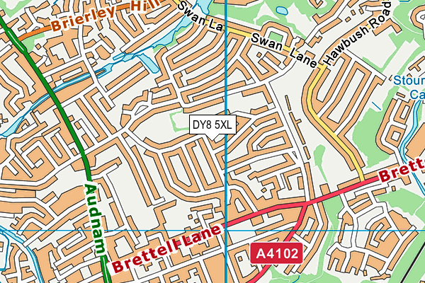 DY8 5XL map - OS VectorMap District (Ordnance Survey) DY8 5XL map - OS VectorMap District (Ordnance Survey)