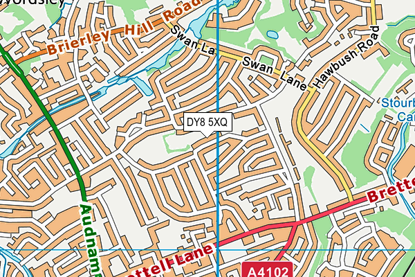 DY8 5XQ map - OS VectorMap District (Ordnance Survey) DY8 5XQ map - OS VectorMap District (Ordnance Survey)