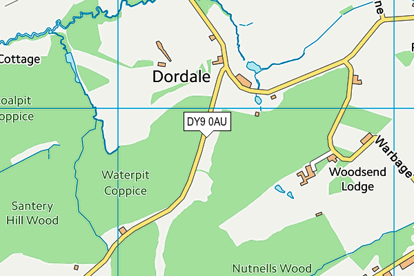 DY9 0AU map - OS VectorMap District (Ordnance Survey) DY9 0AU map - OS VectorMap District (Ordnance Survey)