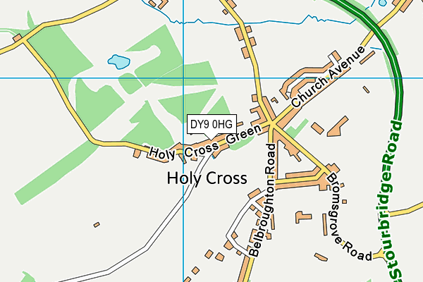 DY9 0HG map - OS VectorMap District (Ordnance Survey) DY9 0HG map - OS VectorMap District (Ordnance Survey)