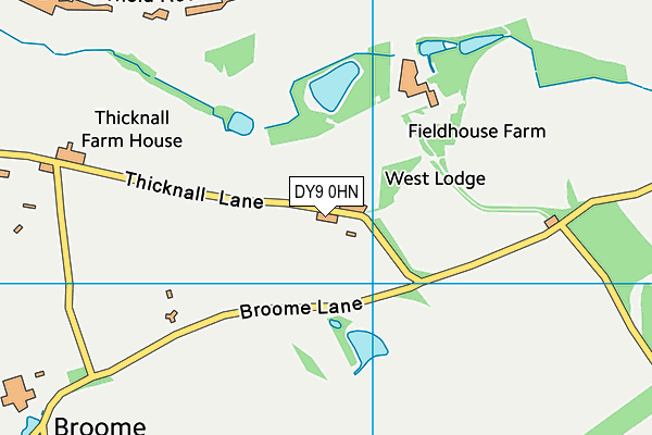 DY9 0HN map - OS VectorMap District (Ordnance Survey) DY9 0HN map - OS VectorMap District (Ordnance Survey)