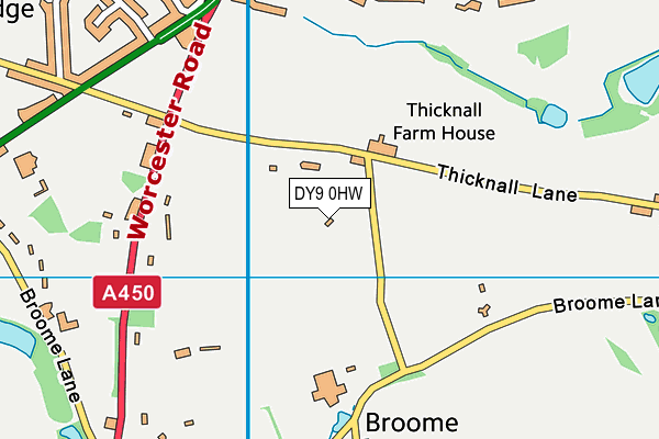 DY9 0HW map - OS VectorMap District (Ordnance Survey) DY9 0HW map - OS VectorMap District (Ordnance Survey)