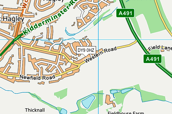 DY9 0HZ map - OS VectorMap District (Ordnance Survey) DY9 0HZ map - OS VectorMap District (Ordnance Survey)