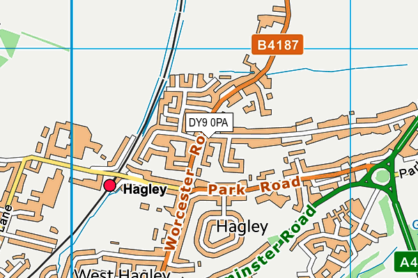 DY9 0PA map - OS VectorMap District (Ordnance Survey) DY9 0PA map - OS VectorMap District (Ordnance Survey)