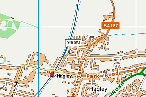 DY9 0PJ map - OS VectorMap District (Ordnance Survey) DY9 0PJ map - OS VectorMap District (Ordnance Survey)