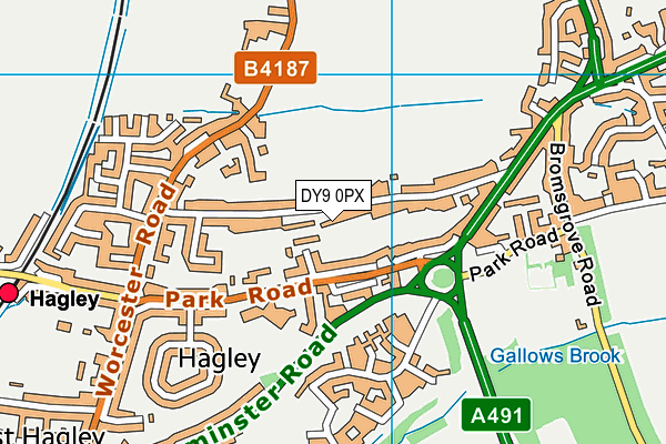 DY9 0PX map - OS VectorMap District (Ordnance Survey) DY9 0PX map - OS VectorMap District (Ordnance Survey)
