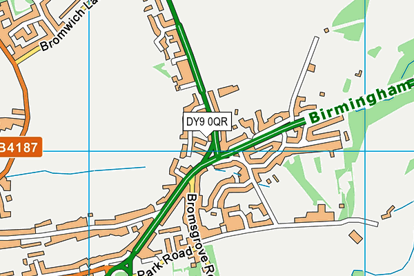 DY9 0QR map - OS VectorMap District (Ordnance Survey) DY9 0QR map - OS VectorMap District (Ordnance Survey)