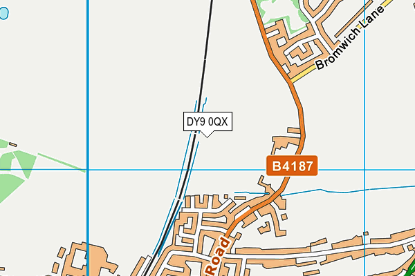 DY9 0QX map - OS VectorMap District (Ordnance Survey) DY9 0QX map - OS VectorMap District (Ordnance Survey)