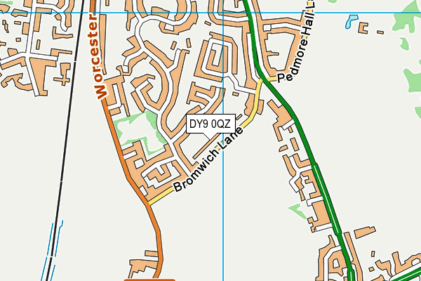 DY9 0QZ map - OS VectorMap District (Ordnance Survey) DY9 0QZ map - OS VectorMap District (Ordnance Survey)